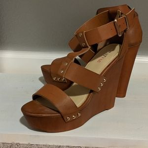 JustFab strappy heel sandals